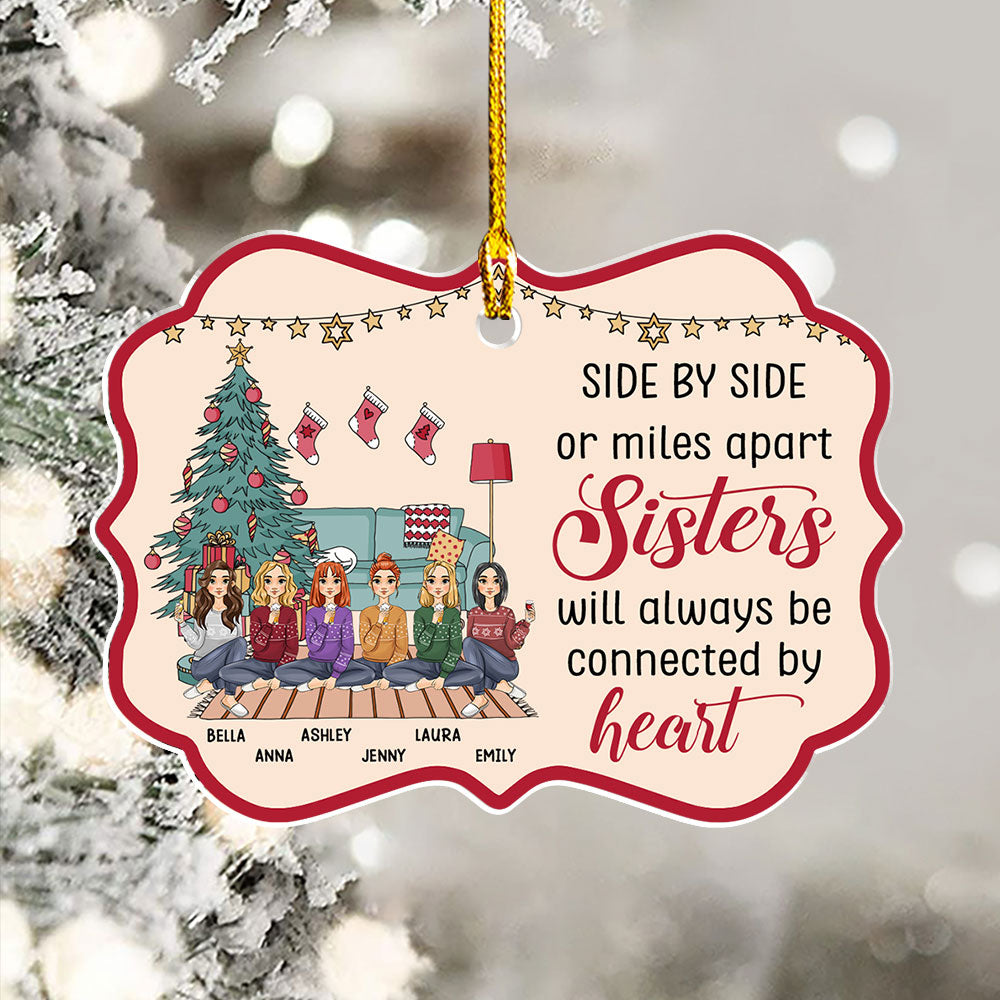Side By Side - Personalized Acrylic Ornament