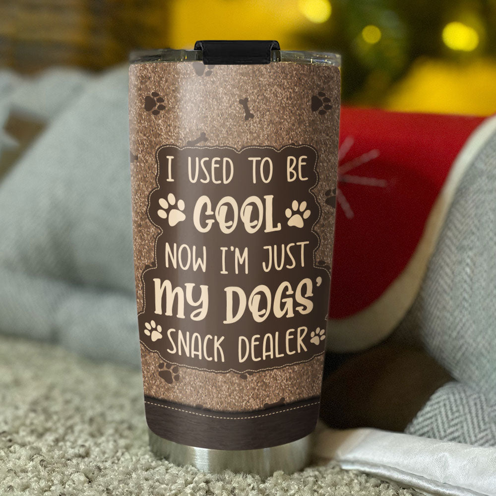 Custom Christmas Birthday Gifts For Dog Lovers • I Used To Be Cool - Personalized Tumbler