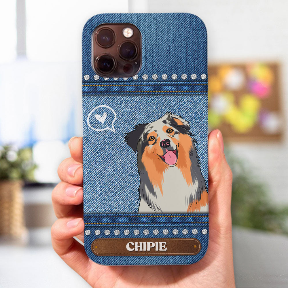 Love Dog Jean - Personalized Phone Case