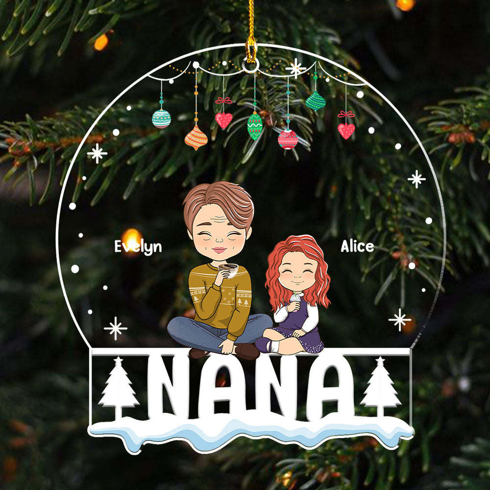 Warmly Christmas - Personalized Acrylic Ornament