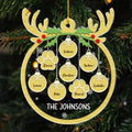 Yellow Paw Charm - Personalized Acrylic Ornament
