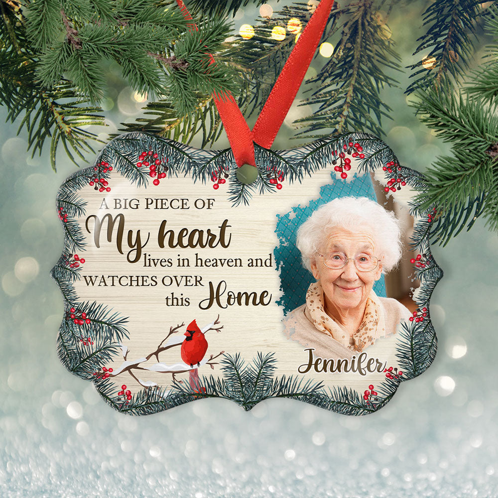 Watch Over This Home - Personalized Aluminum Ornament