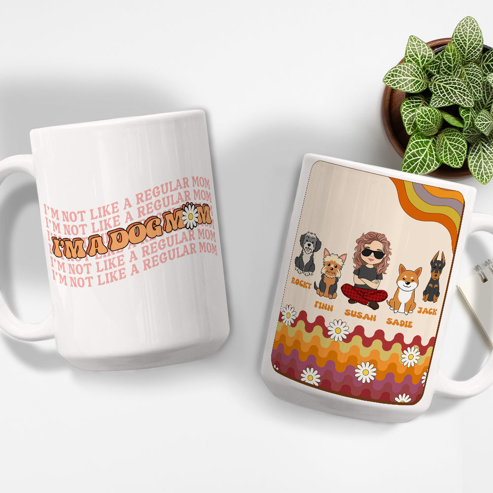 Custom Christmas Birthday Gifts For Dog Lovers • I Am A Dog Mom - Personalized Coffee Mug