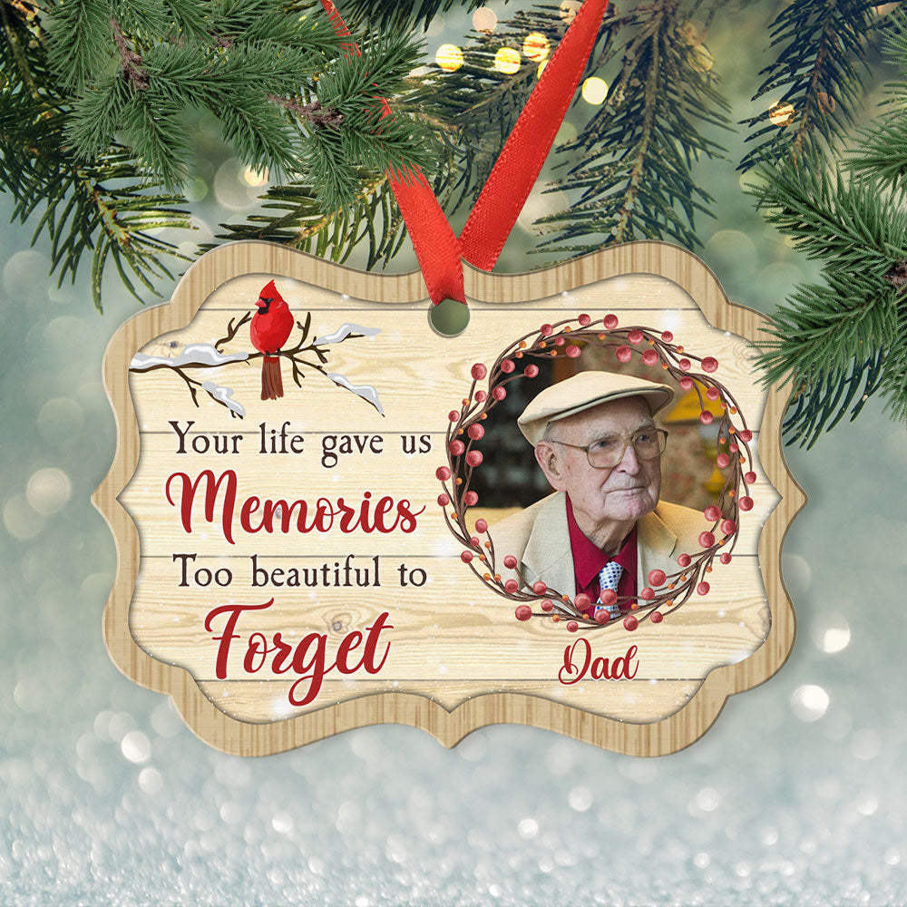 Beautiful Memories - Personalized Aluminum Ornament