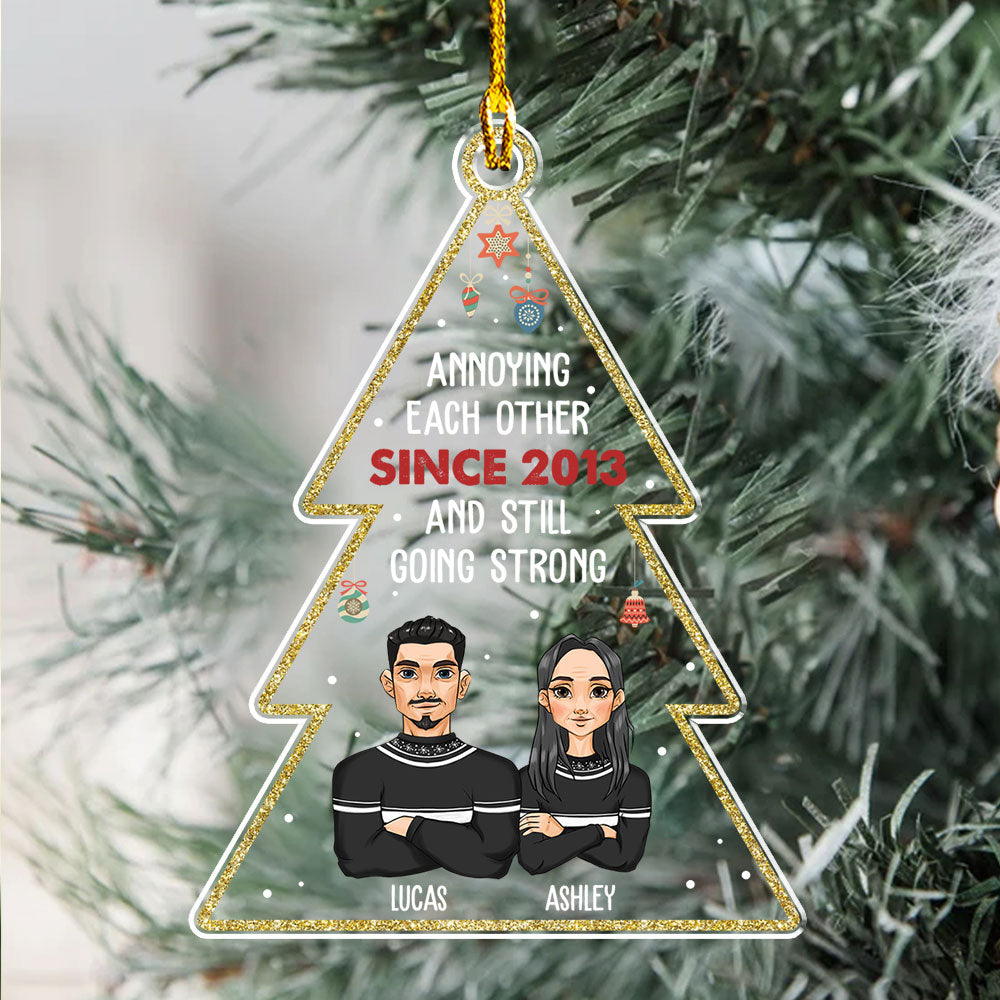 Annoying Each Other - Personalized Acrylic Ornament