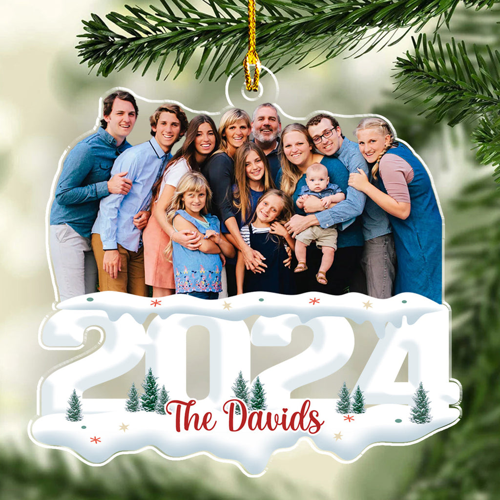 Photo Joy Of Christmas 2024 - Personalized Acrylic Ornament