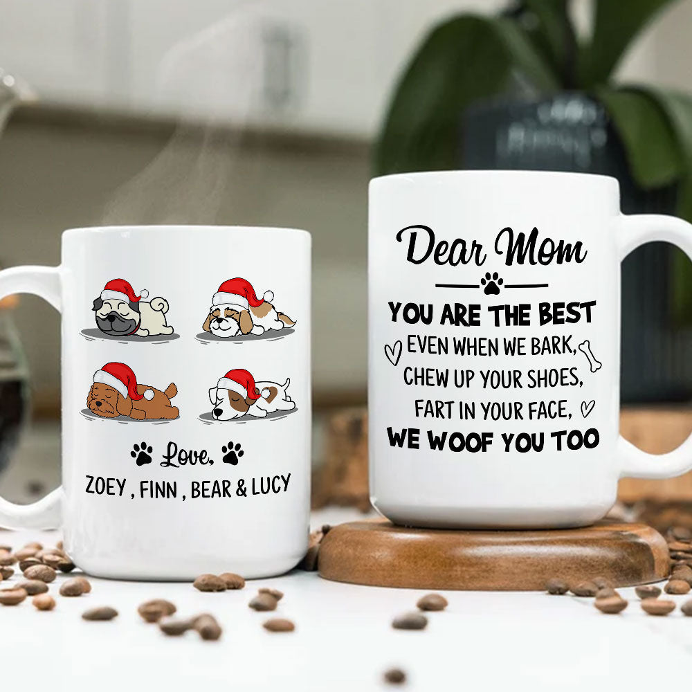 Custom Photo Christmas Birthday Gifts For Dog Lovers • Still Woof Me - Personalized Coffee Mug