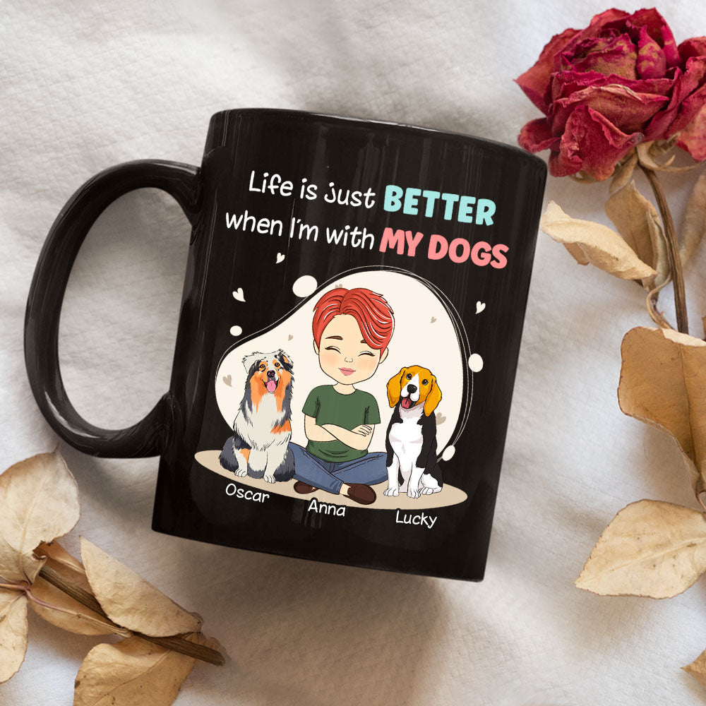 Custom Christmas Birthday Gifts For Dog Lovers • Better Than Ever - Personalized Coffee Mug