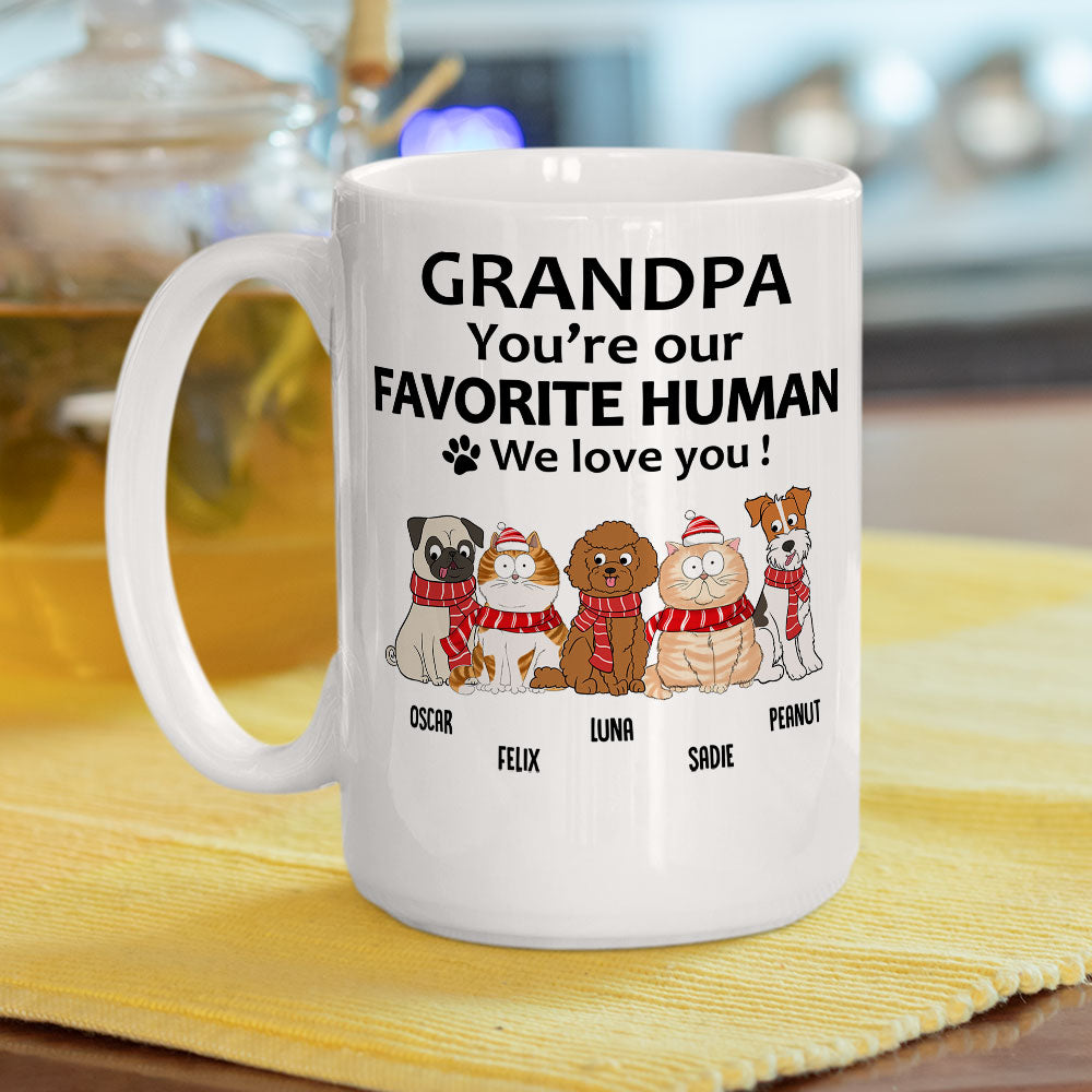 Custom Photo Mother's day Birthday Gifts For Cat Mom, Cat Lovers • To My Human - Personalized Coffee Mug
