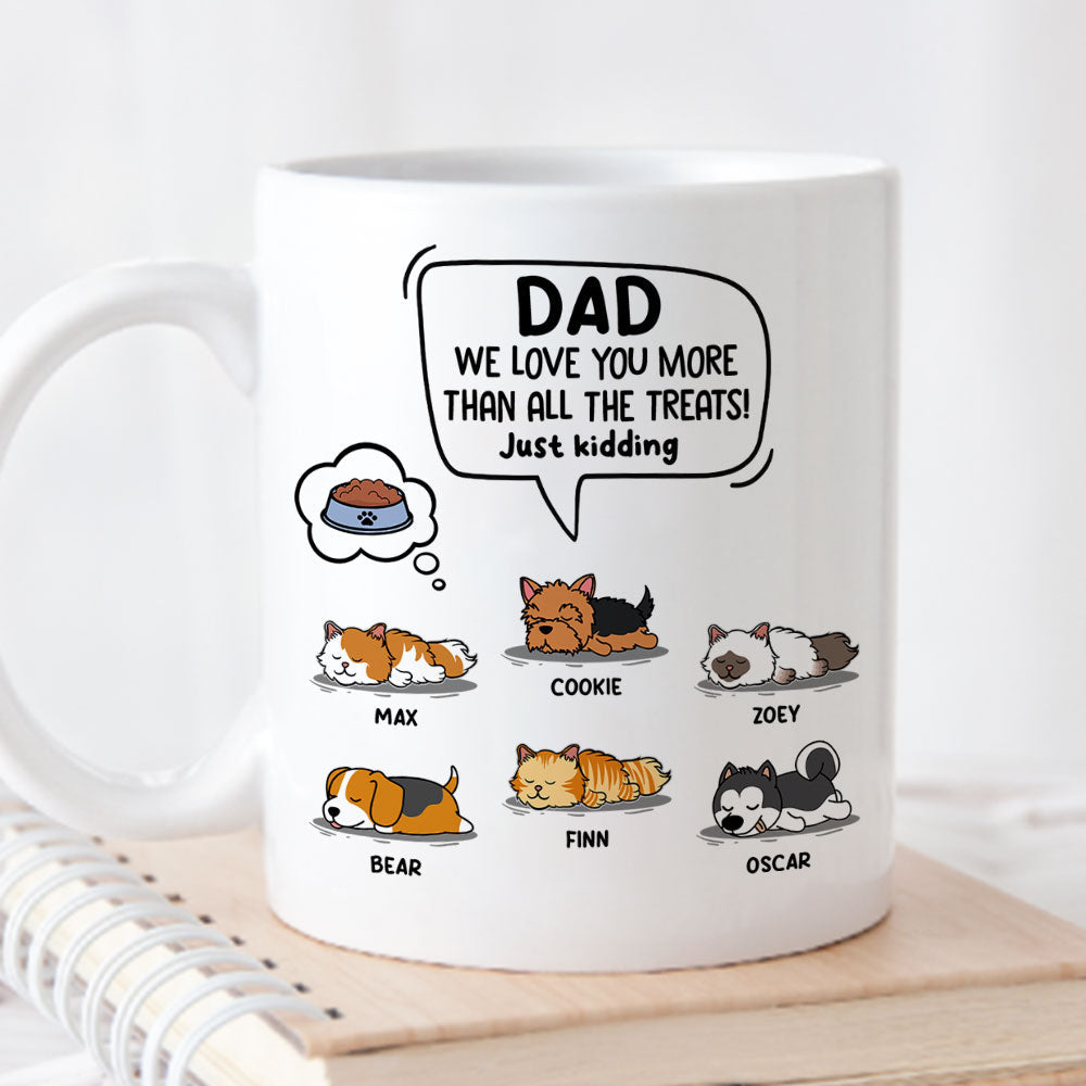 Custom Mother's day Birthday Gifts For Cat Mom, Cat Lovers • Pet Just Kidding - Personalized Coffee Mug