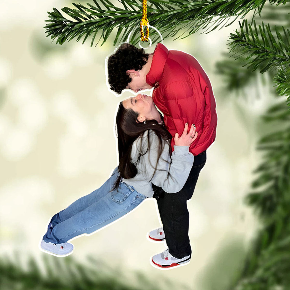 Funny Couple Moment - Personalized Acrylic Ornament