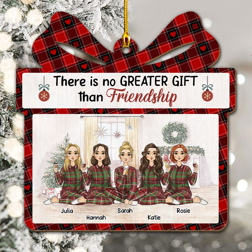 Greater Gift - Personalized 1-layered Wood Ornament