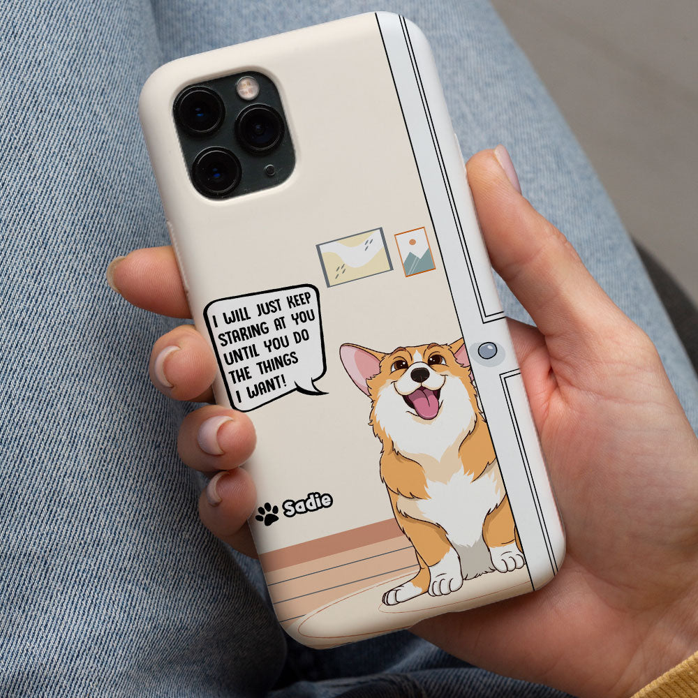 Keep Staring - Personalized Phone Case