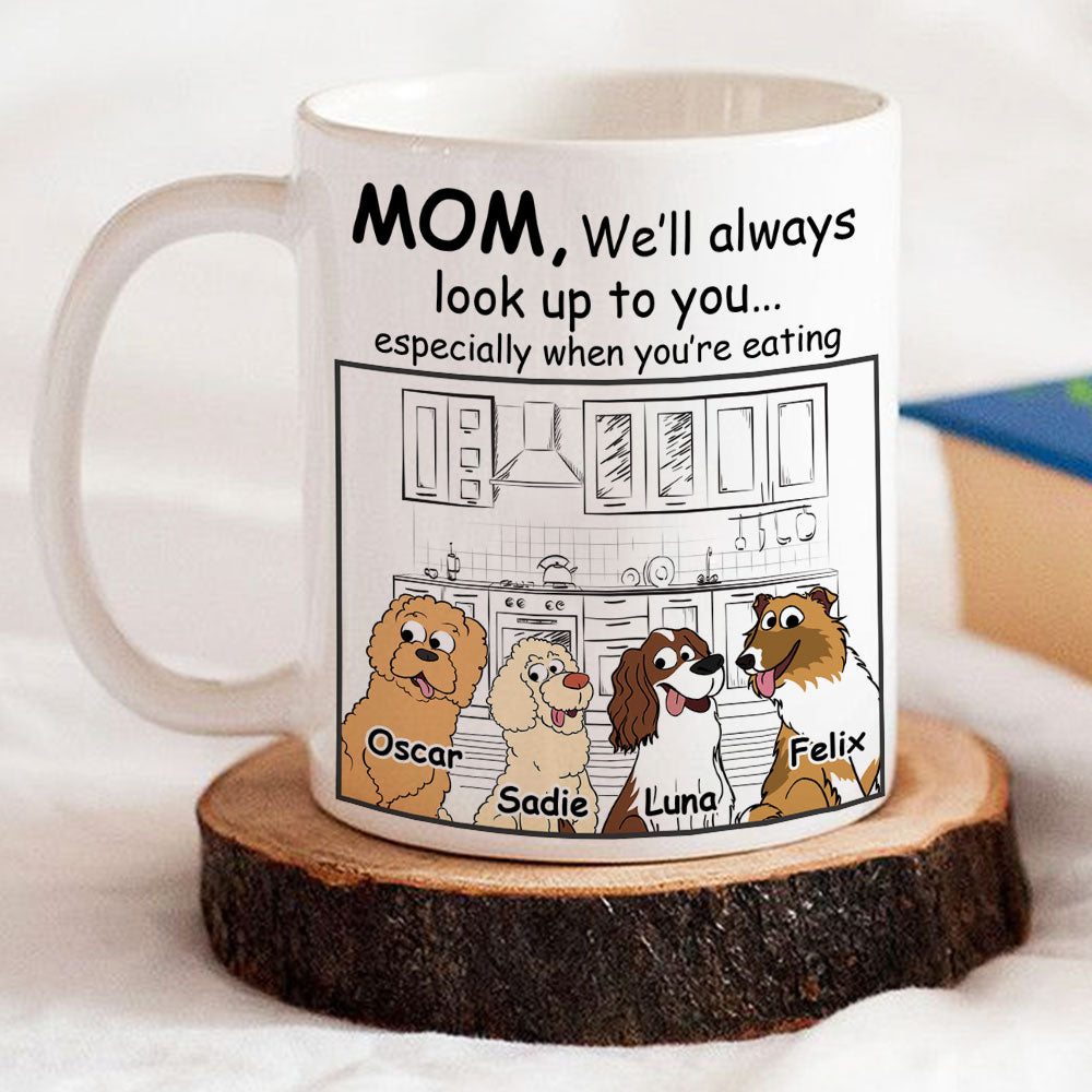 Custom Photo Christmas Birthday Gifts For Dog Lovers • Up To You - Personalized Coffee Mug