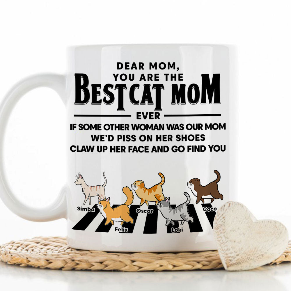 Custom Mother's day Birthday Gifts For Cat Mom, Cat Lovers • Cats Go Find You - Personalized Coffee Mug
