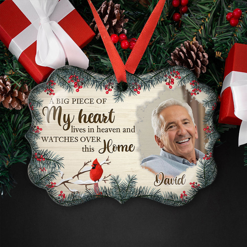 Watch Over This Home - Personalized Aluminum Ornament