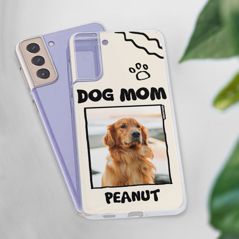 Dog Mom/Dad Cartoon Photo - Personalized Phone Case