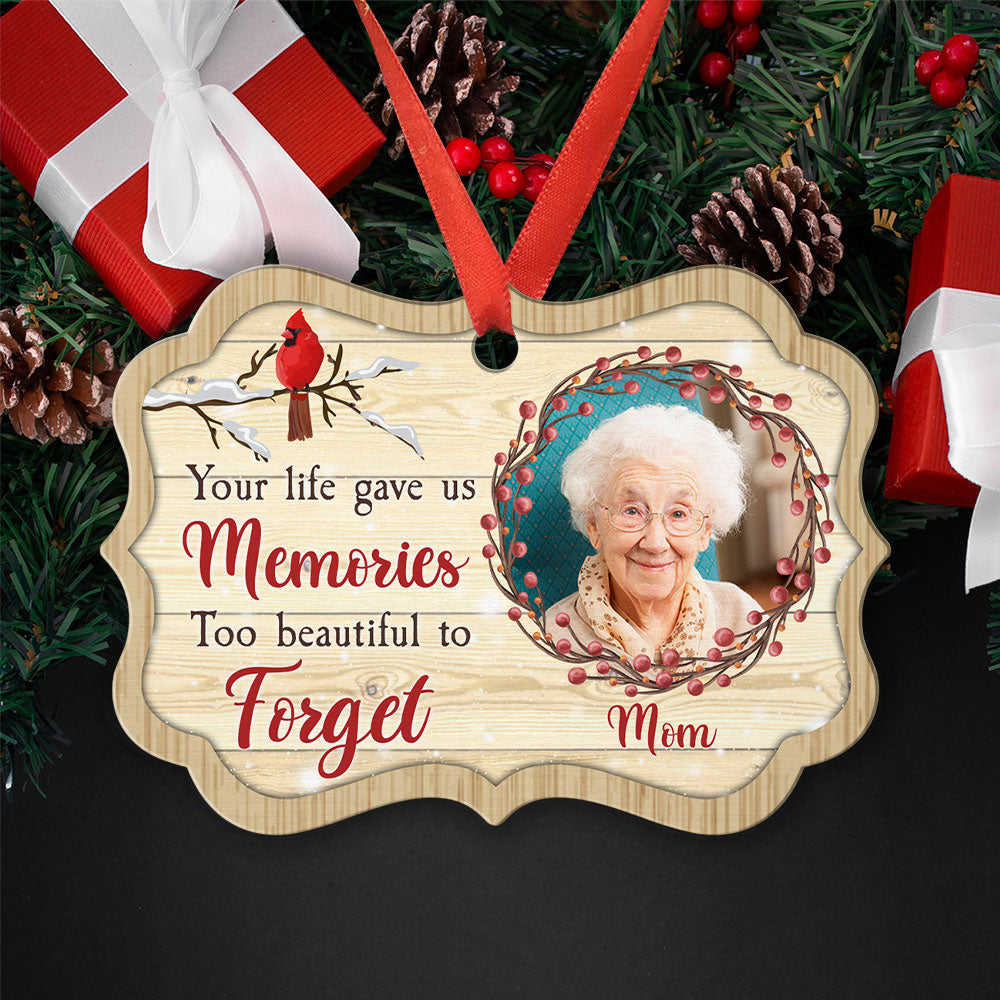 Beautiful Memories - Personalized Aluminum Ornament