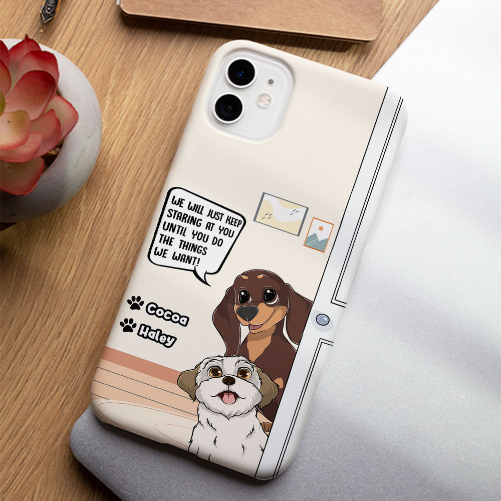 Keep Staring - Personalized Phone Case