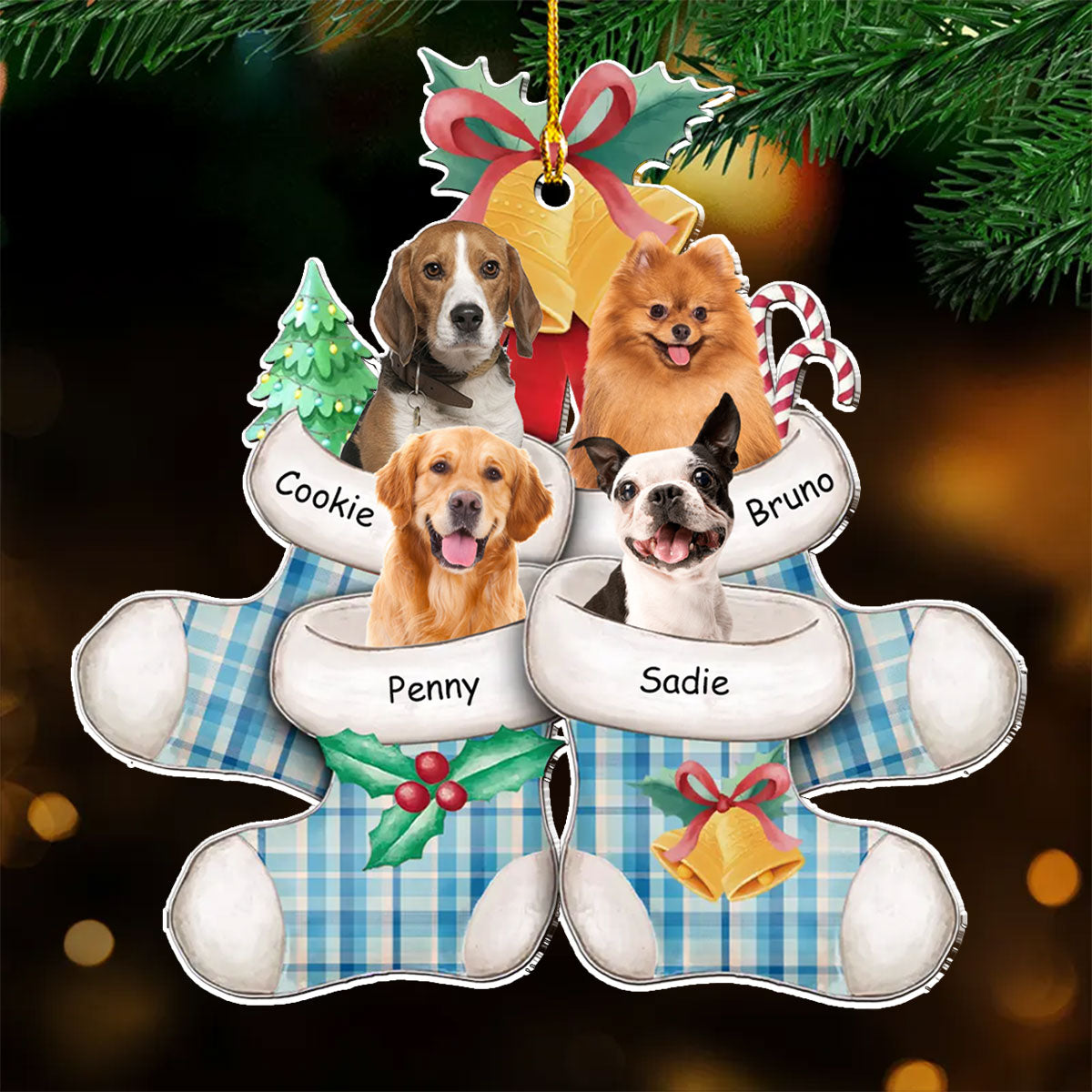 Stocking Photo - Personalized Acrylic Ornament