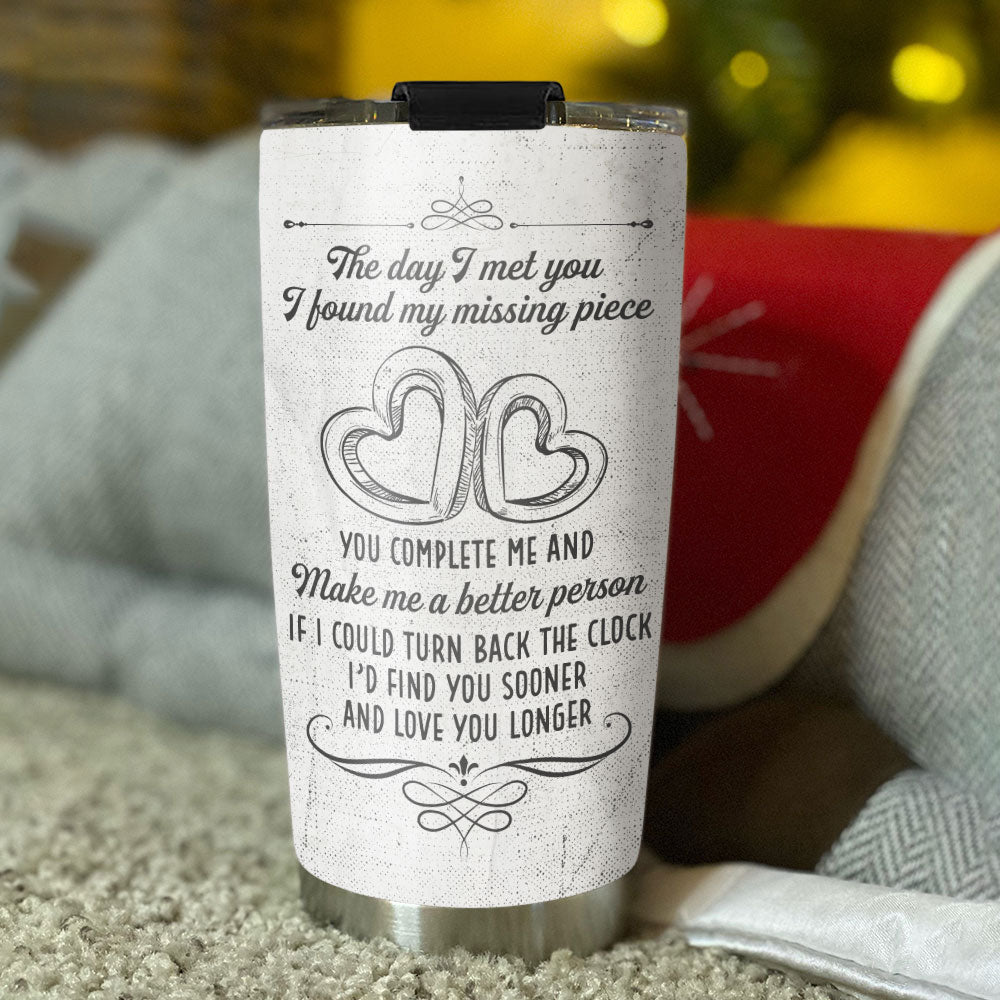 The Day I Met You - Personalized Tumbler