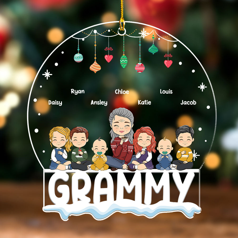 Warmly Christmas - Personalized Acrylic Ornament