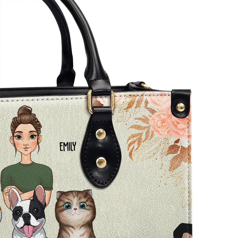Stay At Home - Personalized Leather Bag