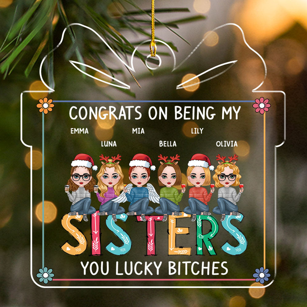 Congrats On 2 - Personalized Acrylic Ornament