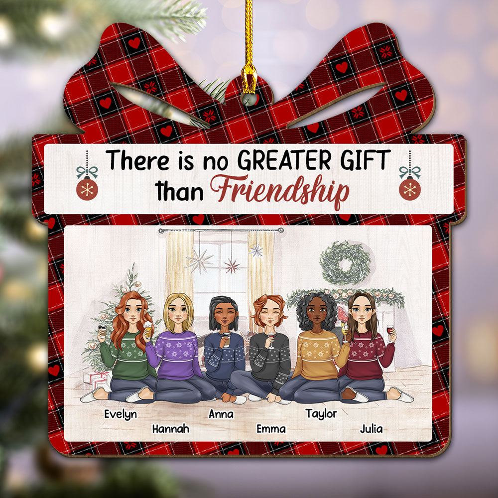 Greater Gift - Personalized 1-layered Wood Ornament