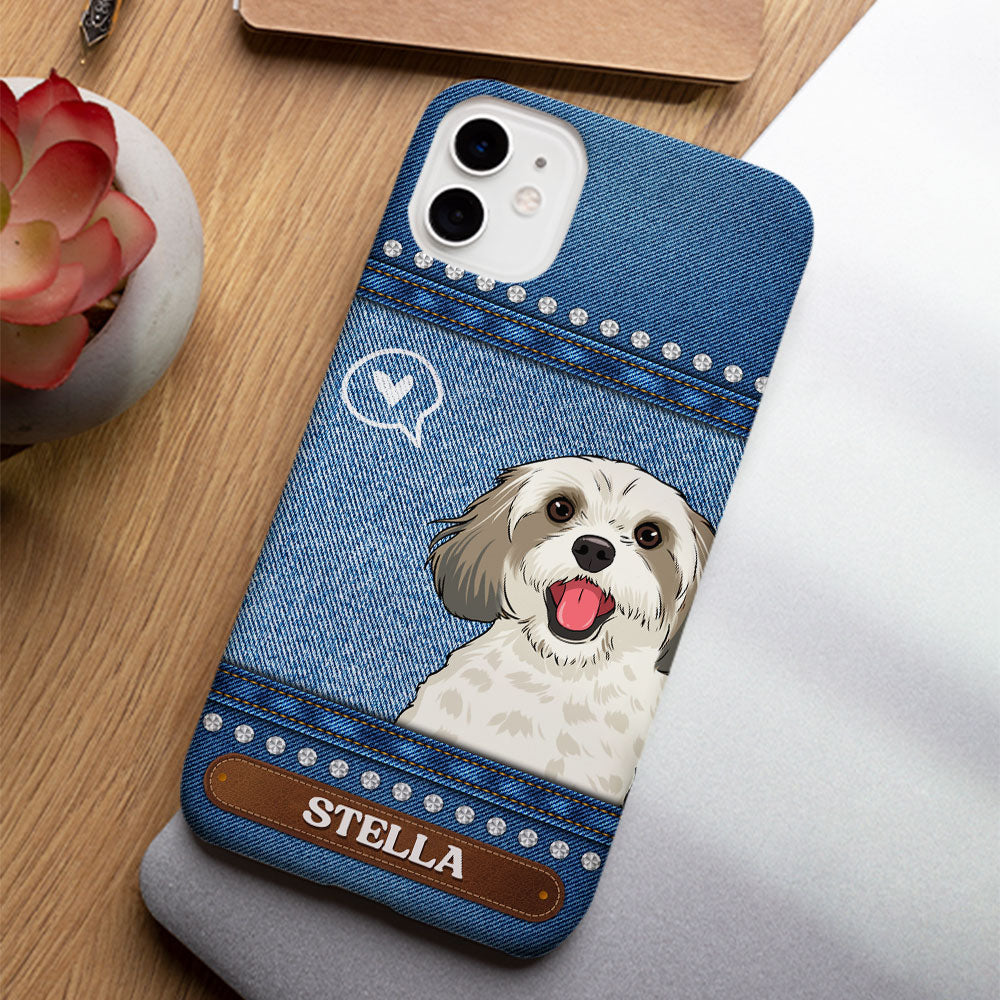 Love Dog Jean - Personalized Phone Case