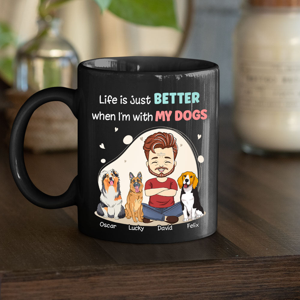 Custom Christmas Birthday Gifts For Dog Lovers • Better Than Ever - Personalized Coffee Mug