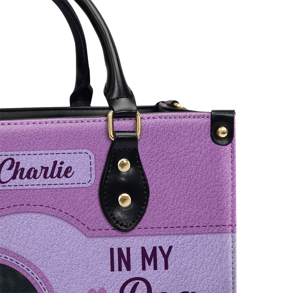 Dog Mom Era Heart - Personalized Leather Bag