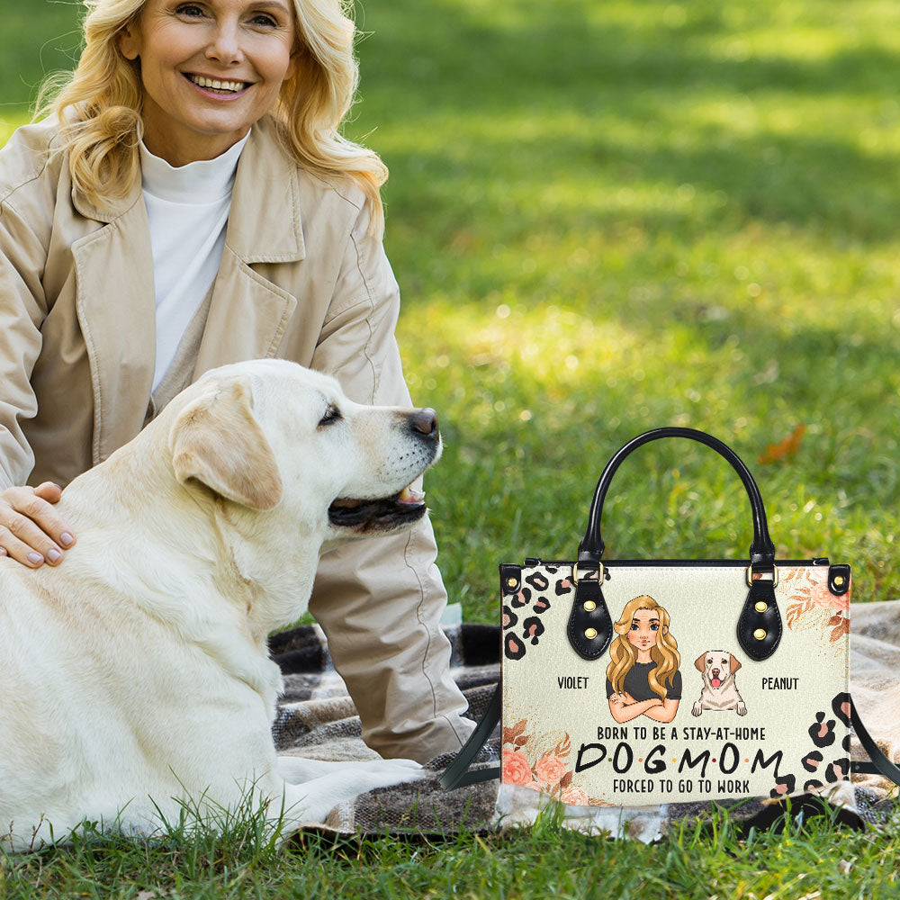 Stay At Home - Personalized Leather Bag