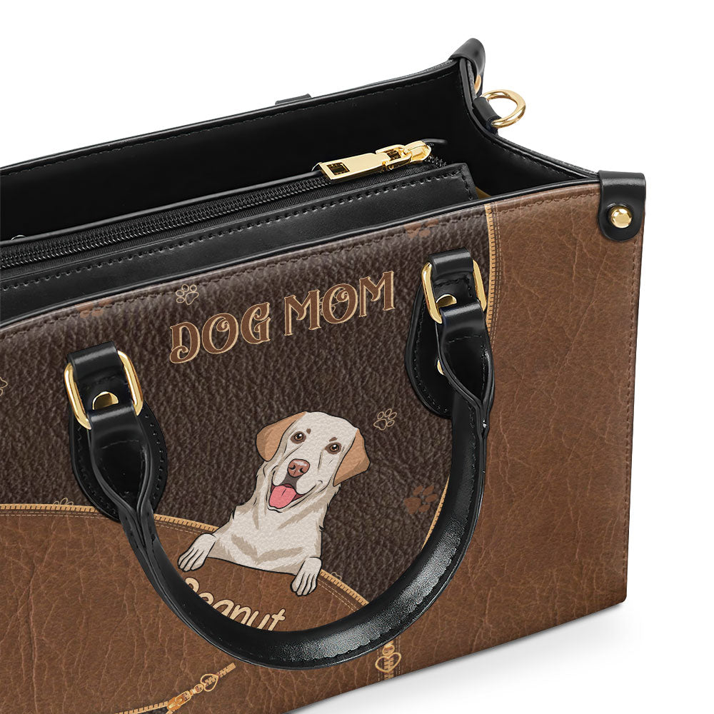 Dog Mom Bag - Personalized Leather Bag