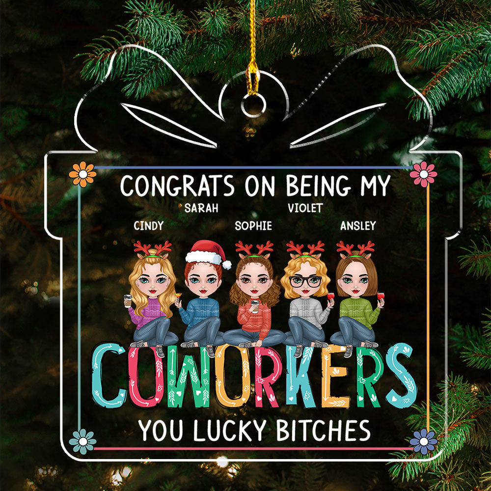Congrats On 2 - Personalized Acrylic Ornament