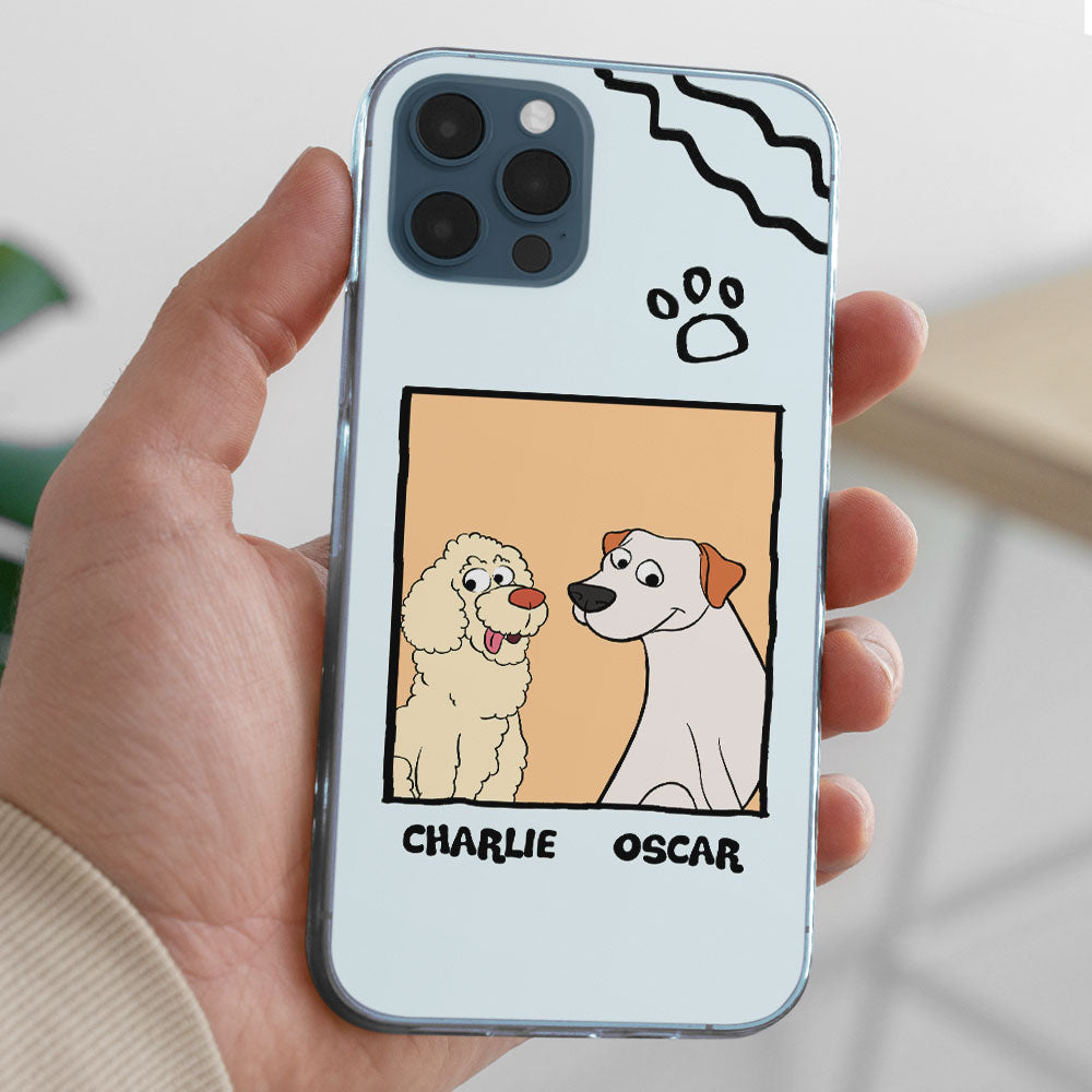 Cartoon Dog - Personalized Phone Case