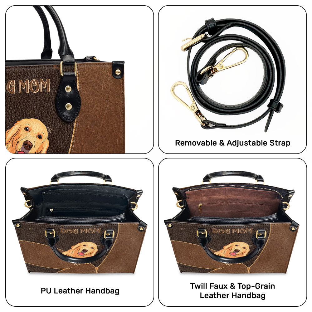 Dog Mom Bag - Personalized Leather Bag