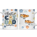 Custom Mother's day Birthday Gifts For Cat Mom, Cat Lovers • Best Cat Dad Mom In The World - Personalized 3D Inflated Effect Mug