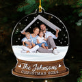 Family Snowglobe - Personalized Acrylic Ornament