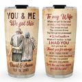 To My Wife - Personalized Tumbler