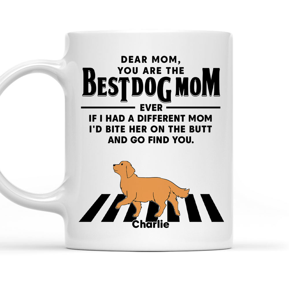 Custom Christmas Birthday Gifts For Dog Lovers • Dear Mom Dad - Personalized Coffee Mug