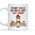 Custom Photo Christmas Birthday Gifts For Dog Lovers • Well Trained Mom - Personalized Coffee Mug