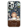 Dog Mom Floral - Personalized Phone Case