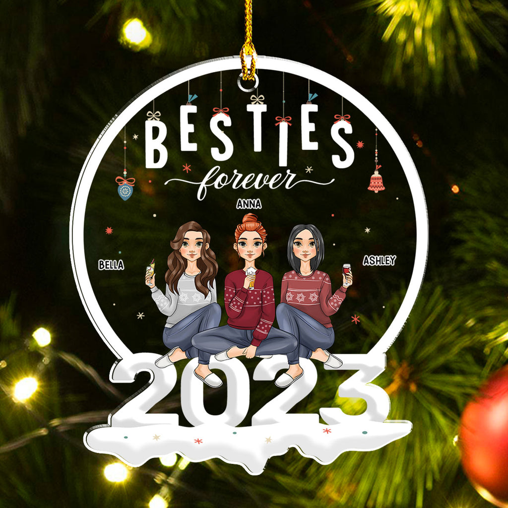 Besties 2023 - Personalized Acrylic Ornament