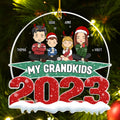 My Grandkids 2023 - Personalized Acrylic Ornament
