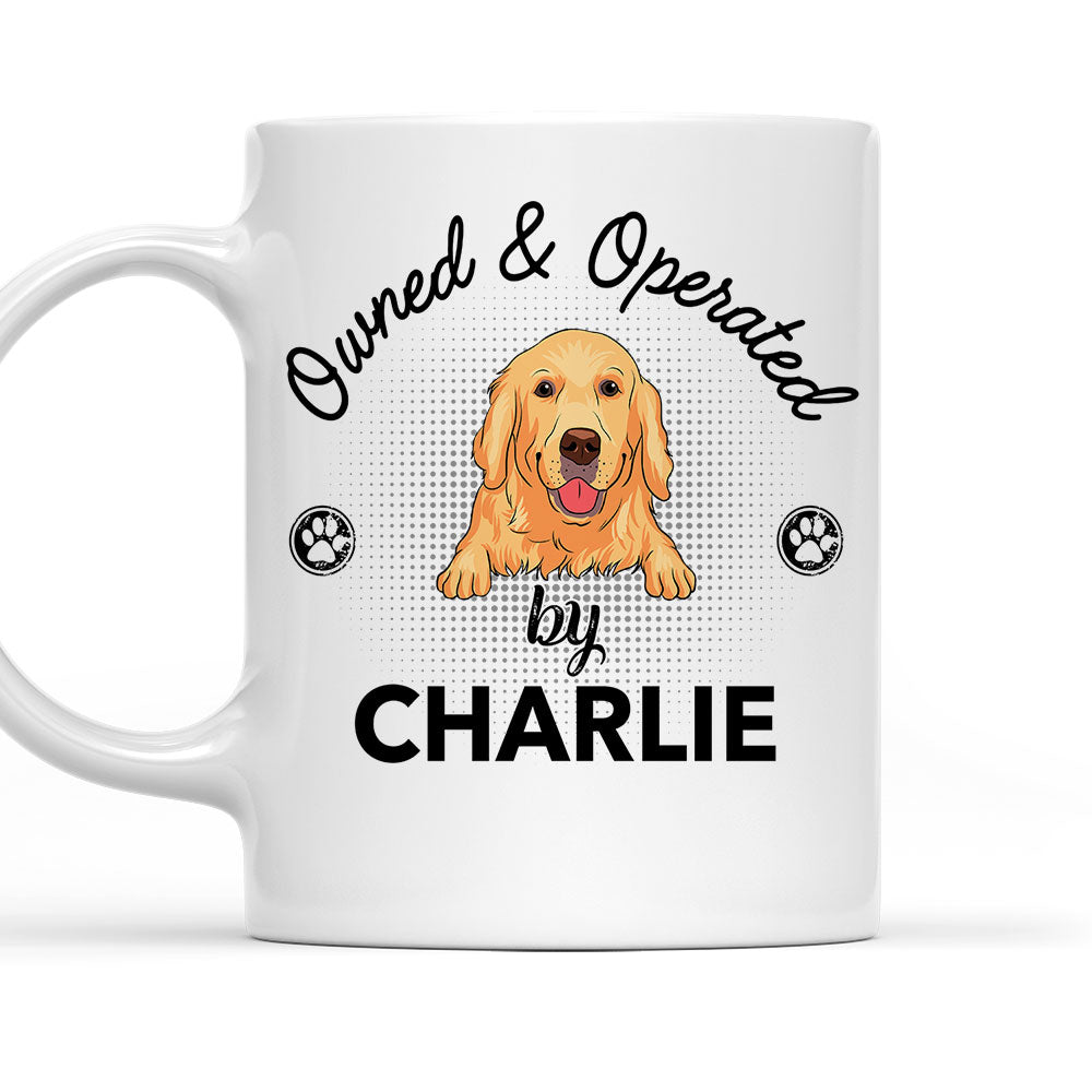Custom Christmas Birthday Gifts For Dog Lovers • Operated By Dog - Personalized Coffee Mug