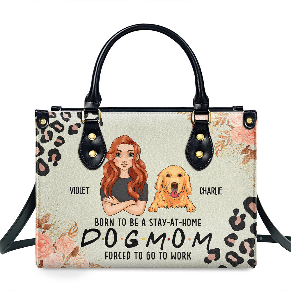 Stay At Home - Personalized Leather Bag