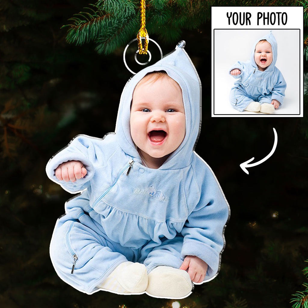 Photo Baby Christmas - Personalized Acrylic Ornament