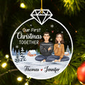 Our First Christmas Together - Personalized Acrylic Ornament