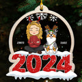 Pet Crystal Snow Globe - Personalized Acrylic Ornament
